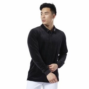 Reebok Classic Vector Polo Sweatshirt Herren - Schwarz - DE 793-NHU